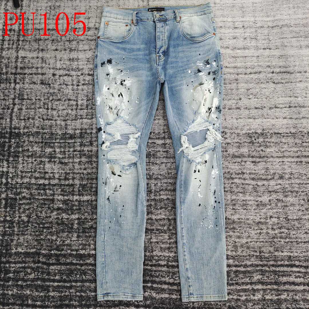 Purple-Brand Jeans   PU105 - DesignerGu