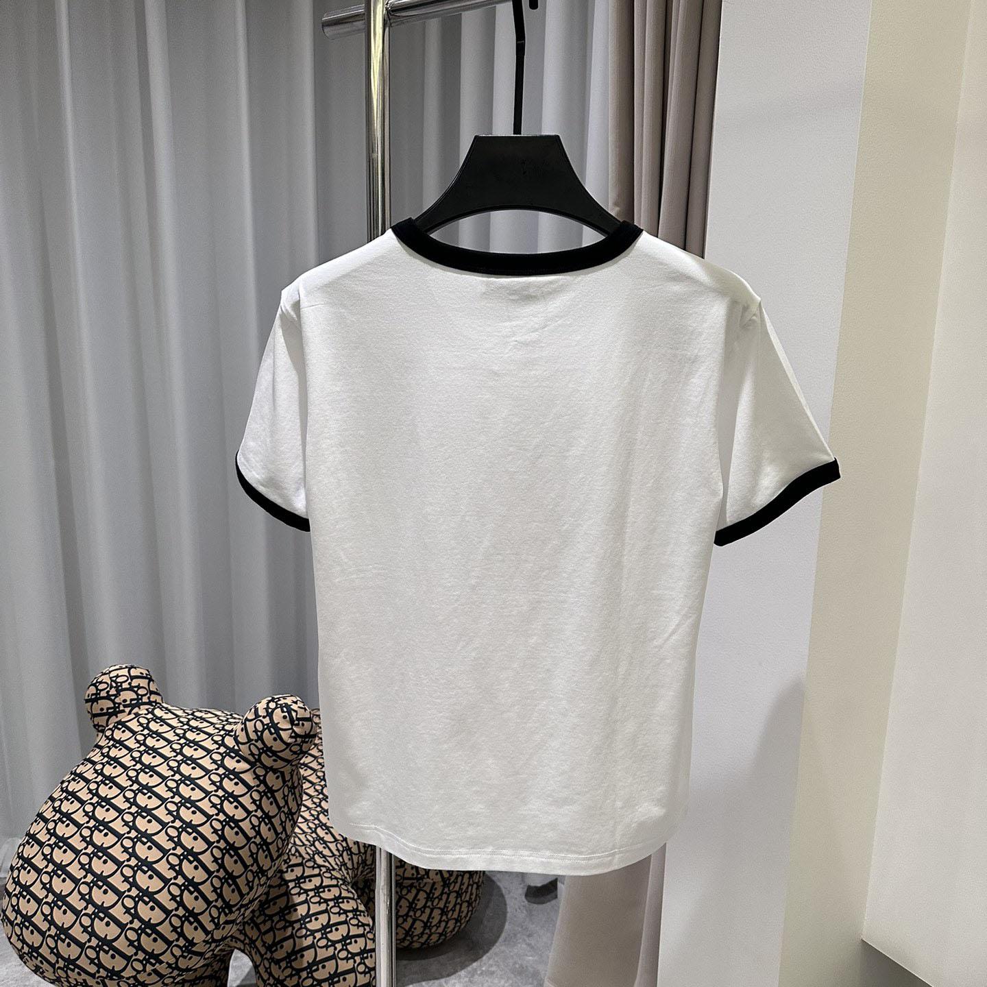 Celine Paris T-shirt In Cotton Jersey - DesignerGu