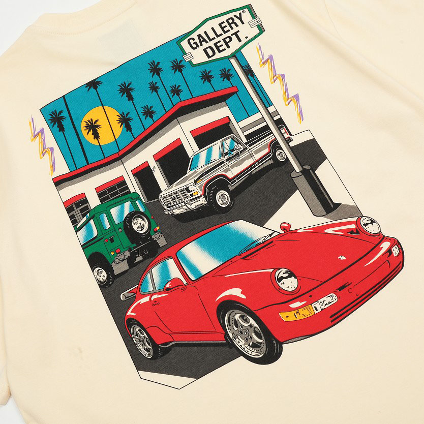 Gallery Dept. Drive Thru Boxy Fit Tee  - DesignerGu