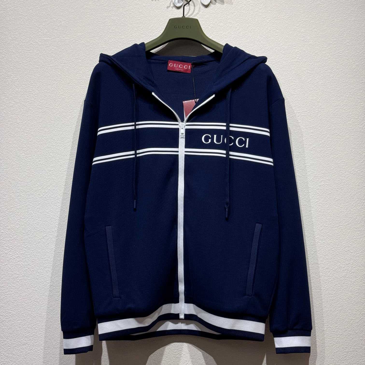 Gucci Technical Jersey Hooded Sweatshirt - DesignerGu