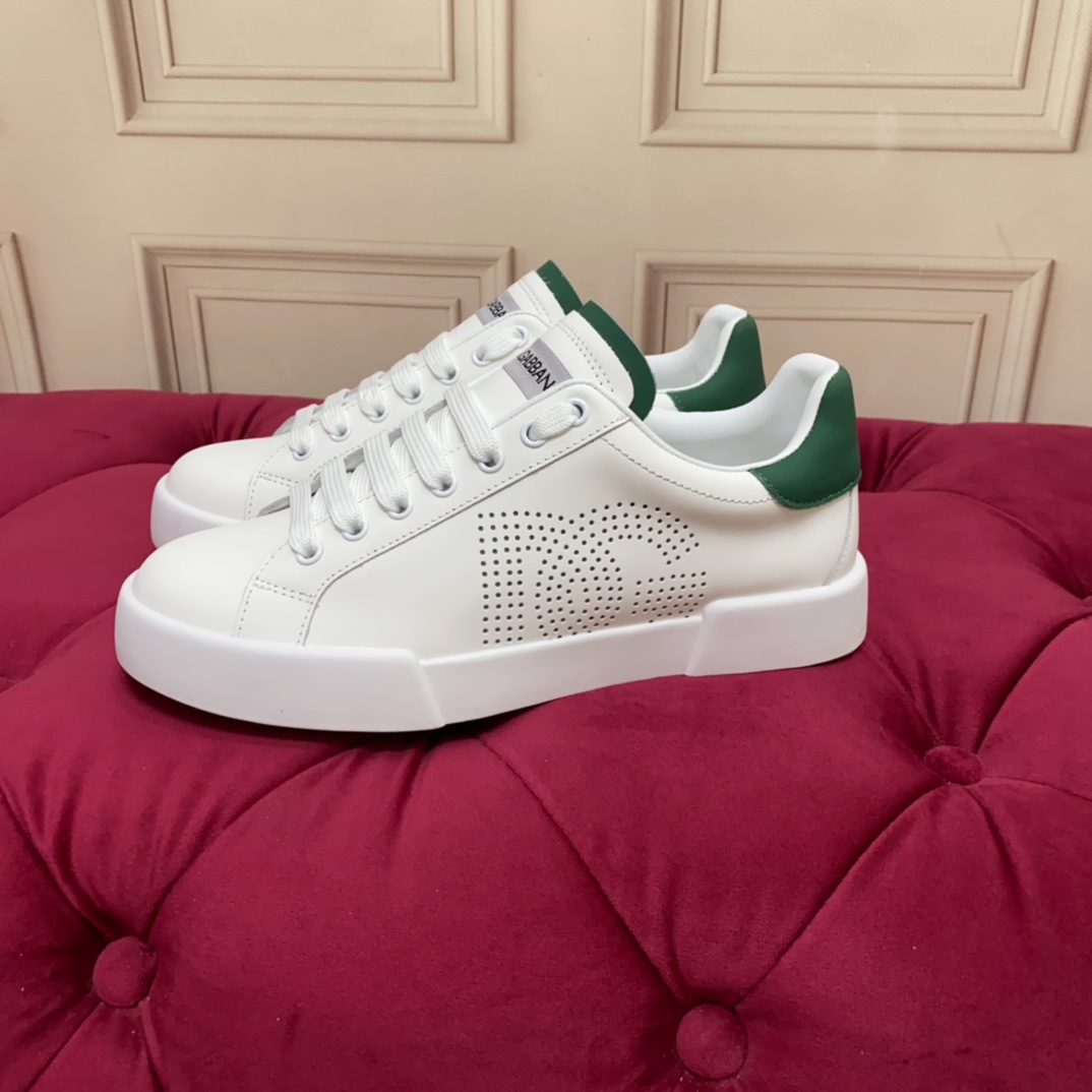 Dolce & Gabbana Calfskin Portofino sneakers   - DesignerGu