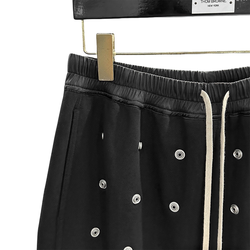 Rick Owens DRKSHDW Embellished Cotton Shorts - DesignerGu