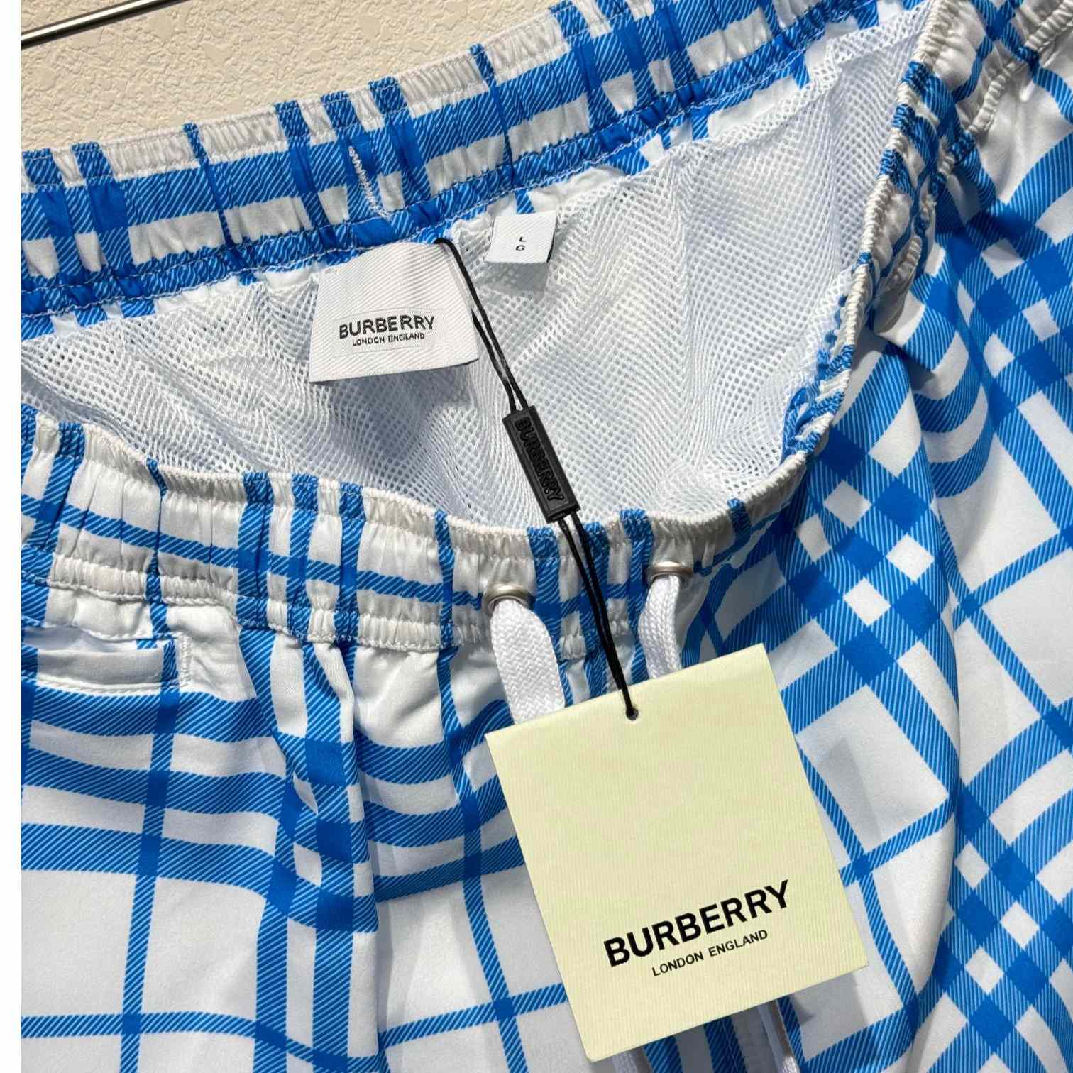 Burberry Check Swim Shorts - DesignerGu