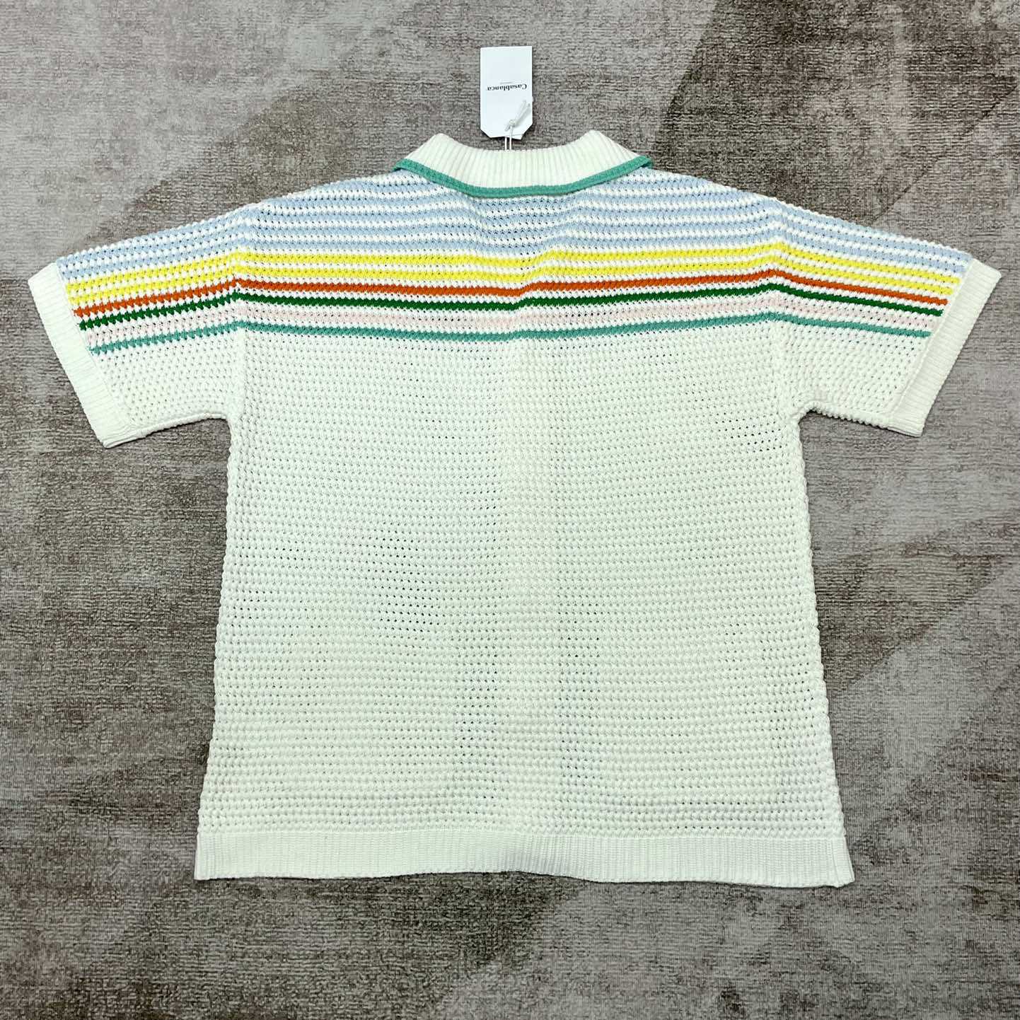 Casablanca Knitted Polo Shirt      m1030 - DesignerGu