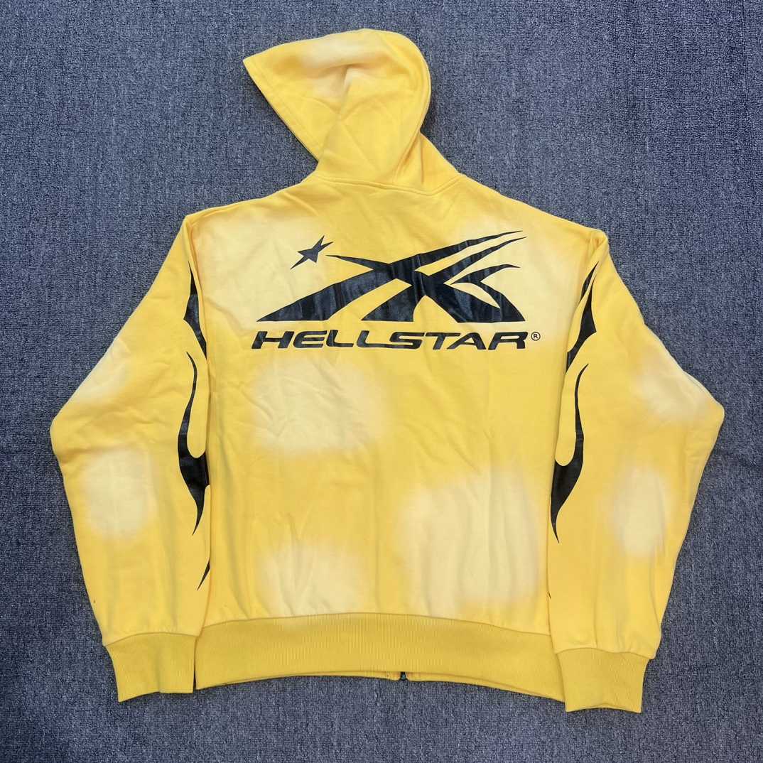 Hellstar Sports Zip-Up Hoodie - DesignerGu