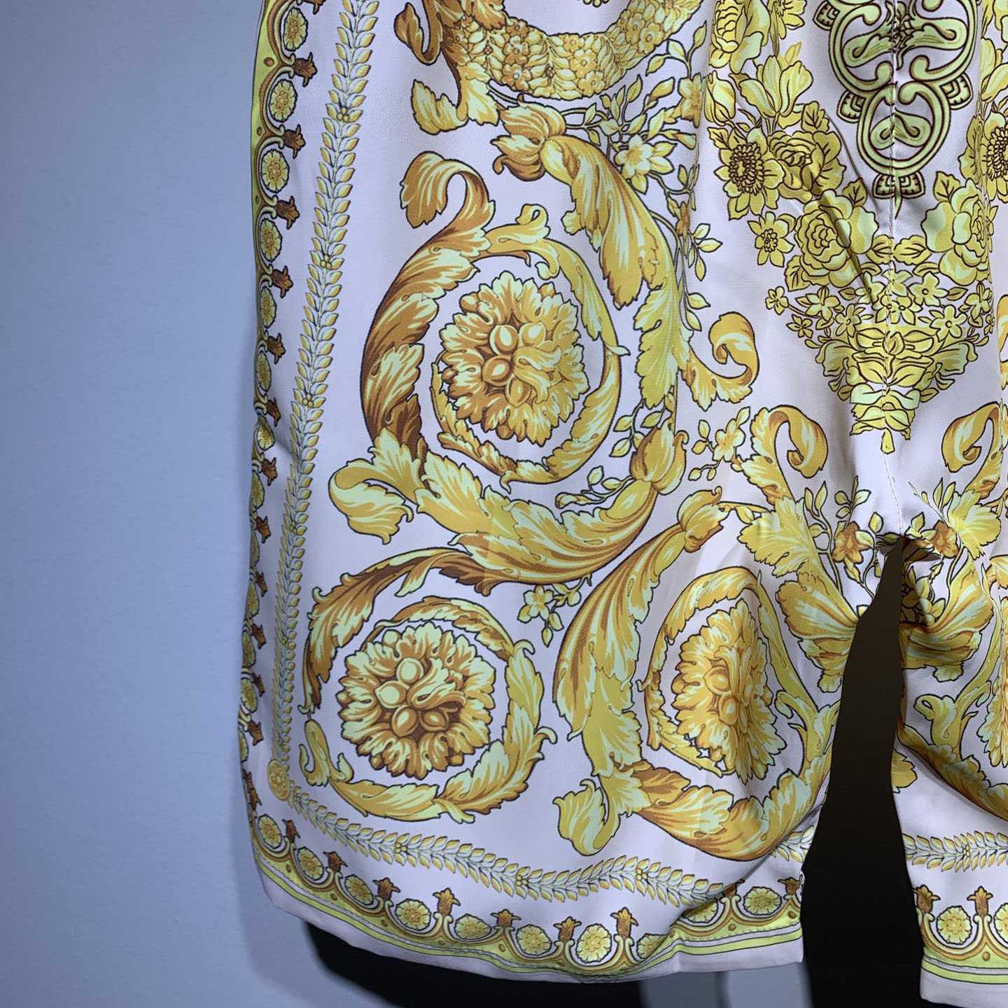 Versace Barocco Silk Shorts - DesignerGu