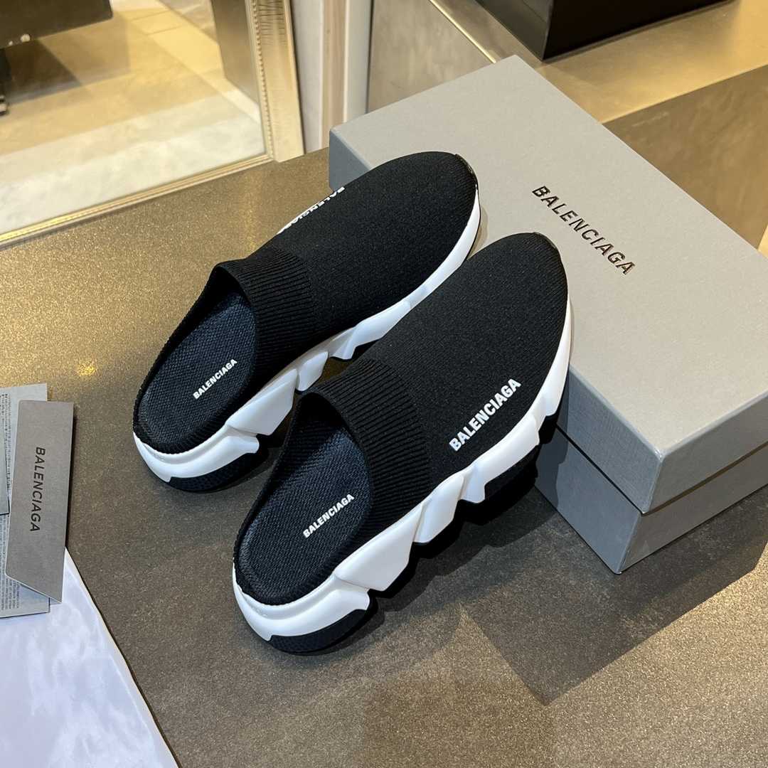 Balenciaga Speed Knitted Mule Sneakers - DesignerGu