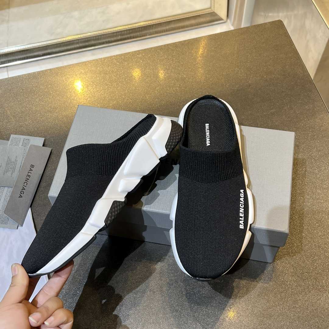 Balenciaga Speed Knitted Mule Sneakers - DesignerGu