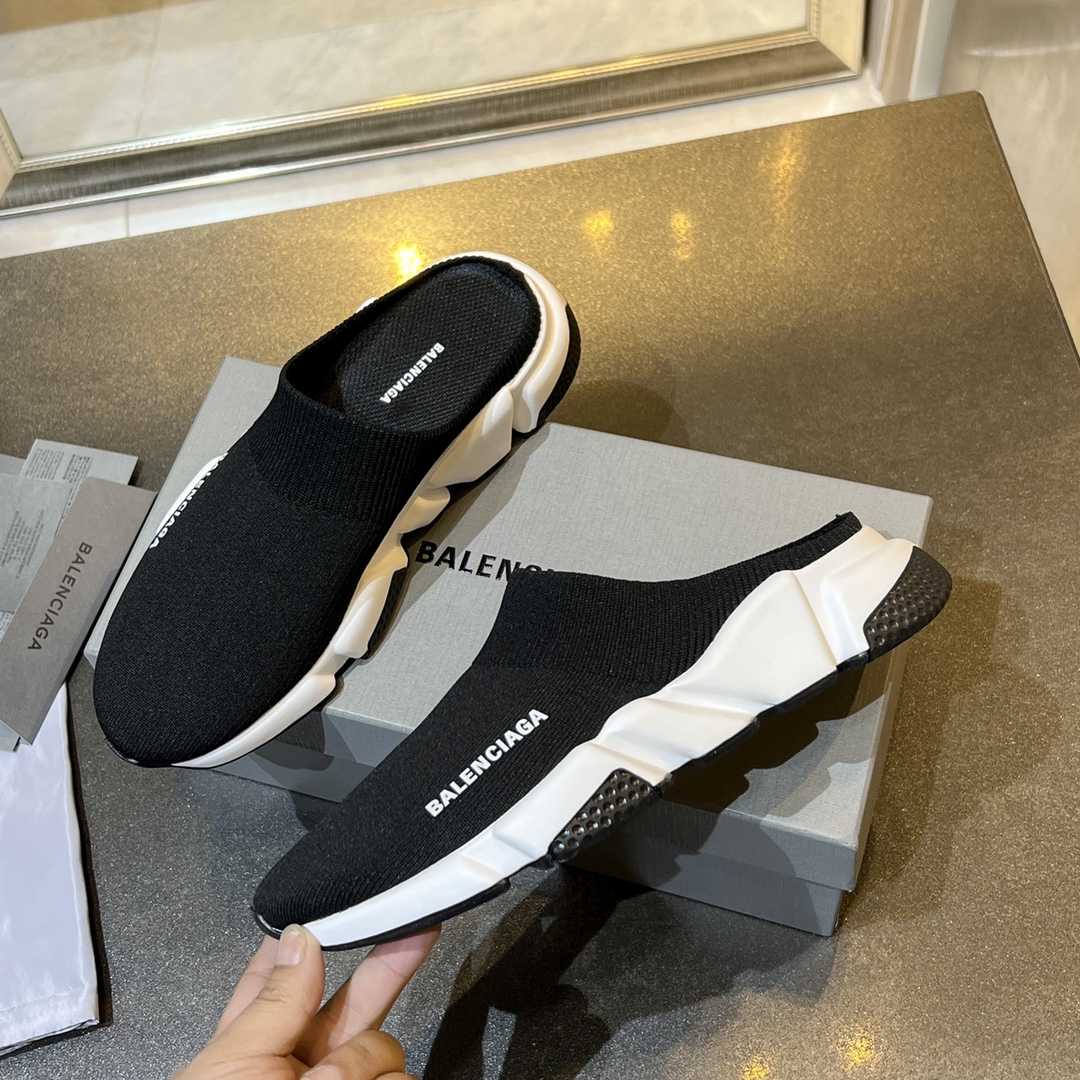 Balenciaga Speed Knitted Mule Sneakers - DesignerGu