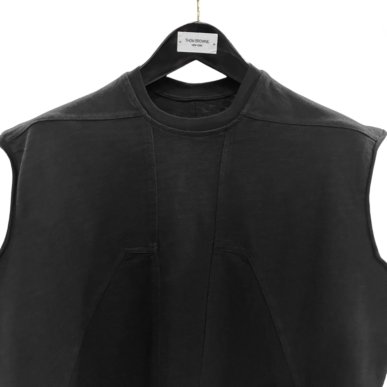 Rick Owens Panelled Cotton Tank Top - DesignerGu