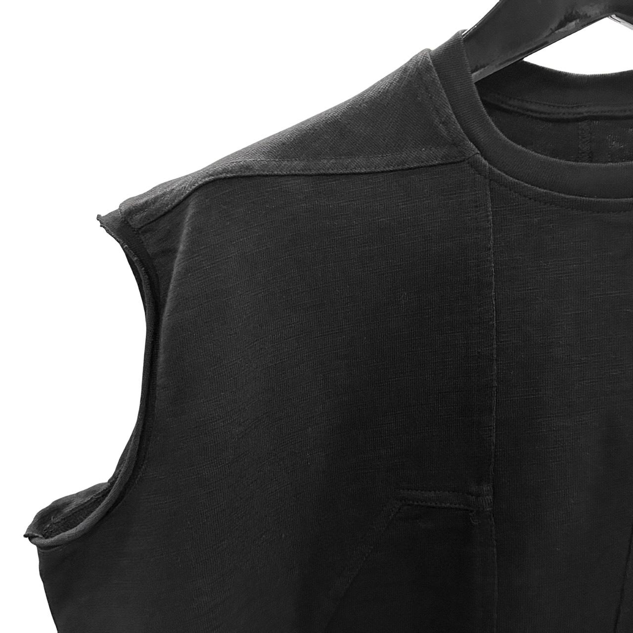 Rick Owens Panelled Cotton Tank Top - DesignerGu