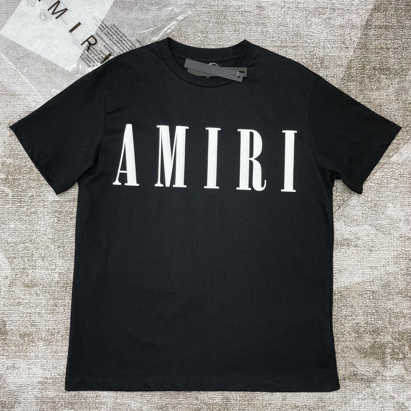 Amiri Cotton T-shirt    - DesignerGu