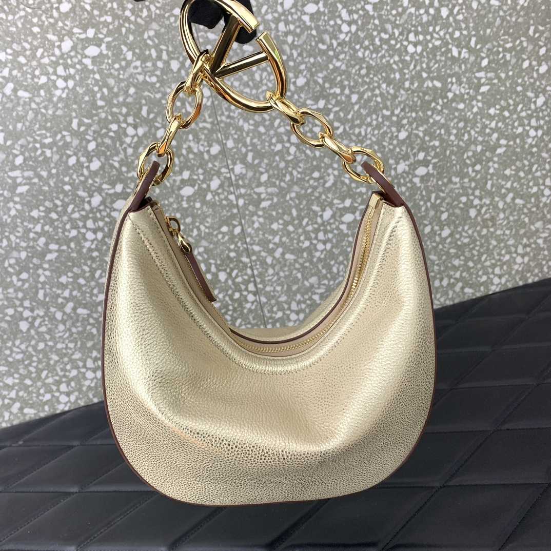 Valenti Garavani VLogo Moon Shoulder Bag (20*23*8cm) - DesignerGu