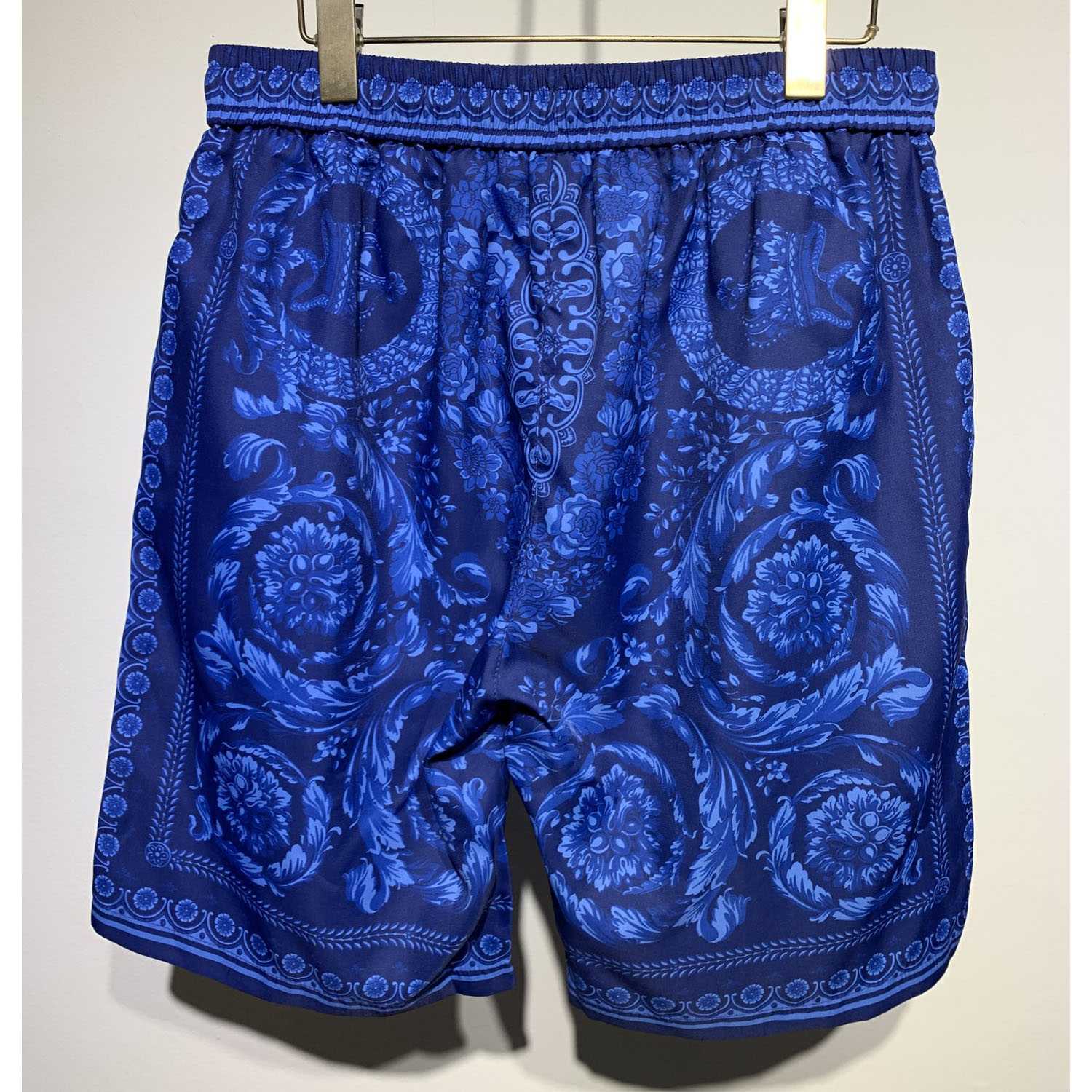 Versace Barocco Silk Shorts - DesignerGu