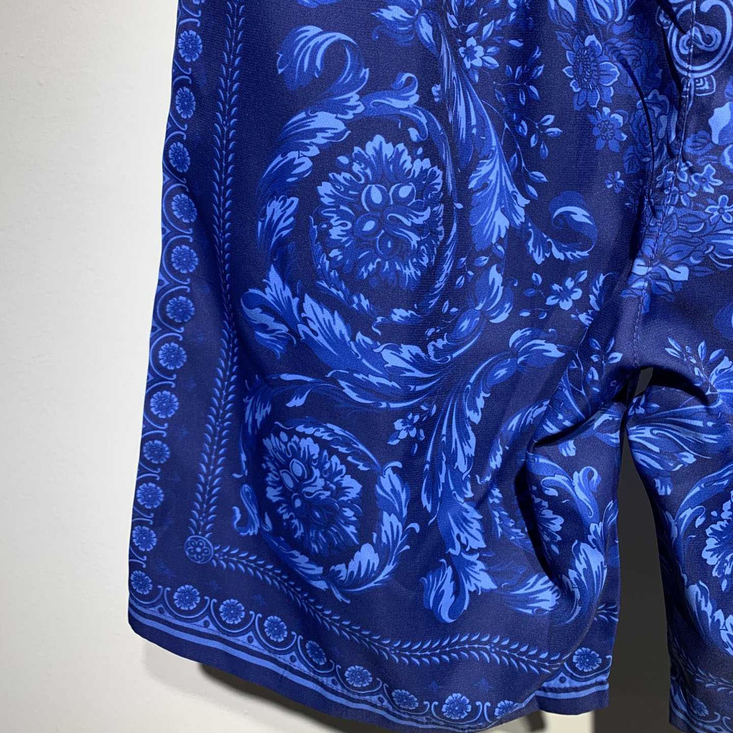 Versace Barocco Silk Shorts - DesignerGu