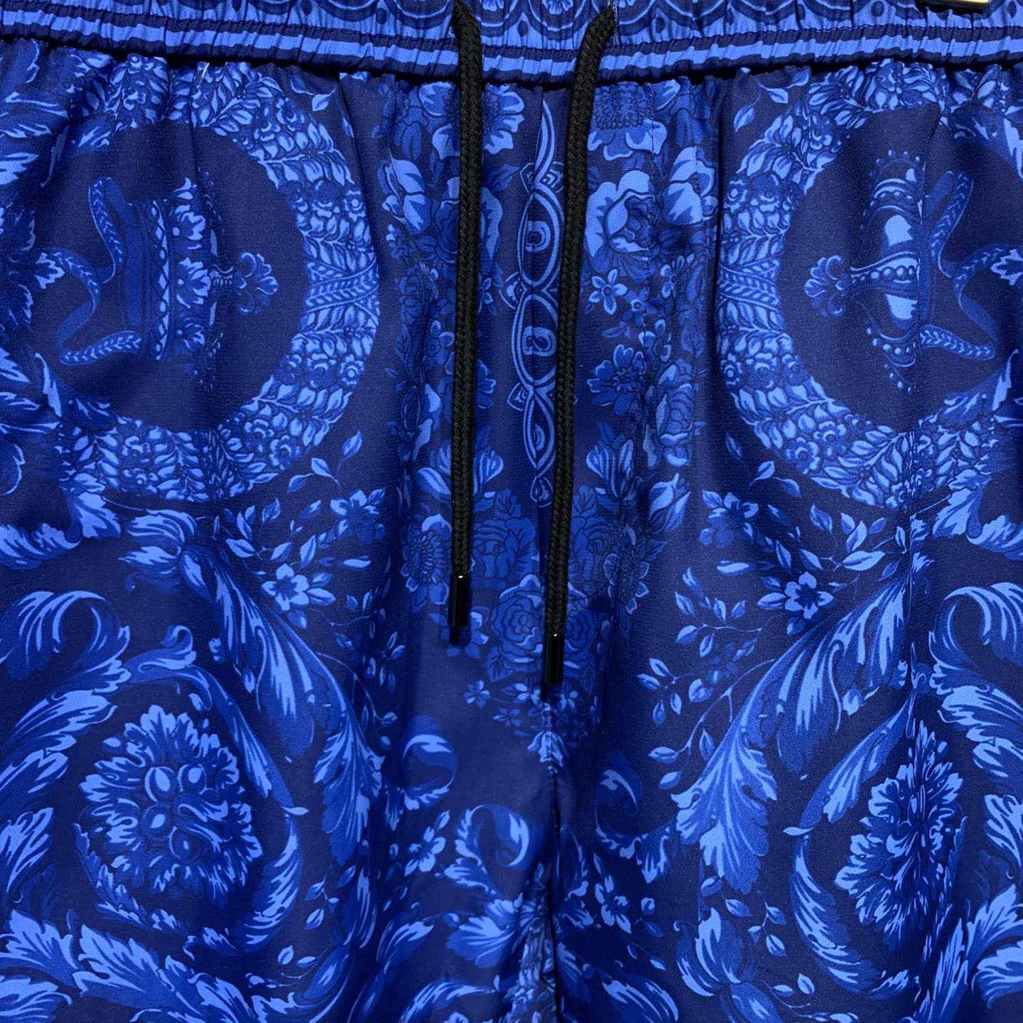 Versace Barocco Silk Shorts - DesignerGu