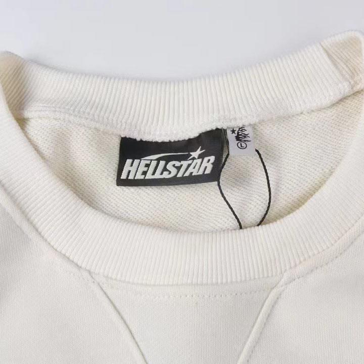 Hellstar Sports Crewneck White - DesignerGu