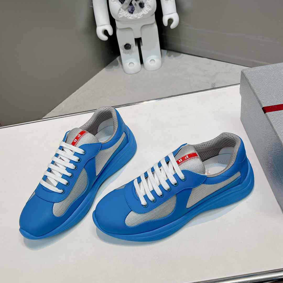 Prada America's Cup Soft Rubber And Bike Fabric Sneakers - DesignerGu