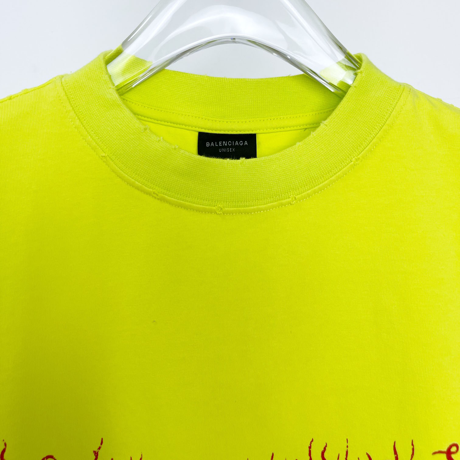 Balenciaga Darkwave T-Shirt Oversized In Yellow - DesignerGu