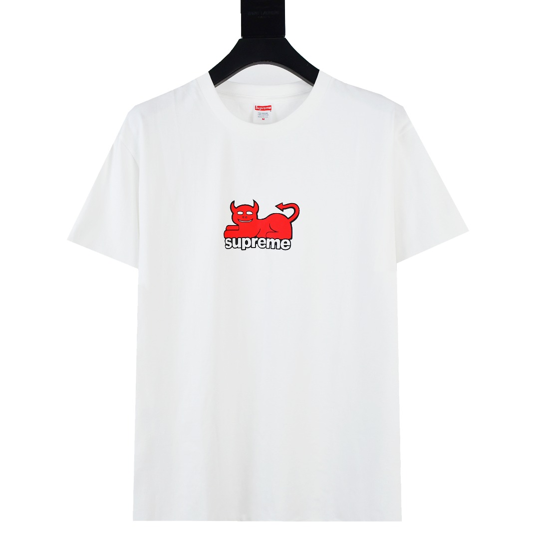 Supreme Toy Machine Devil Cat Tee - DesignerGu