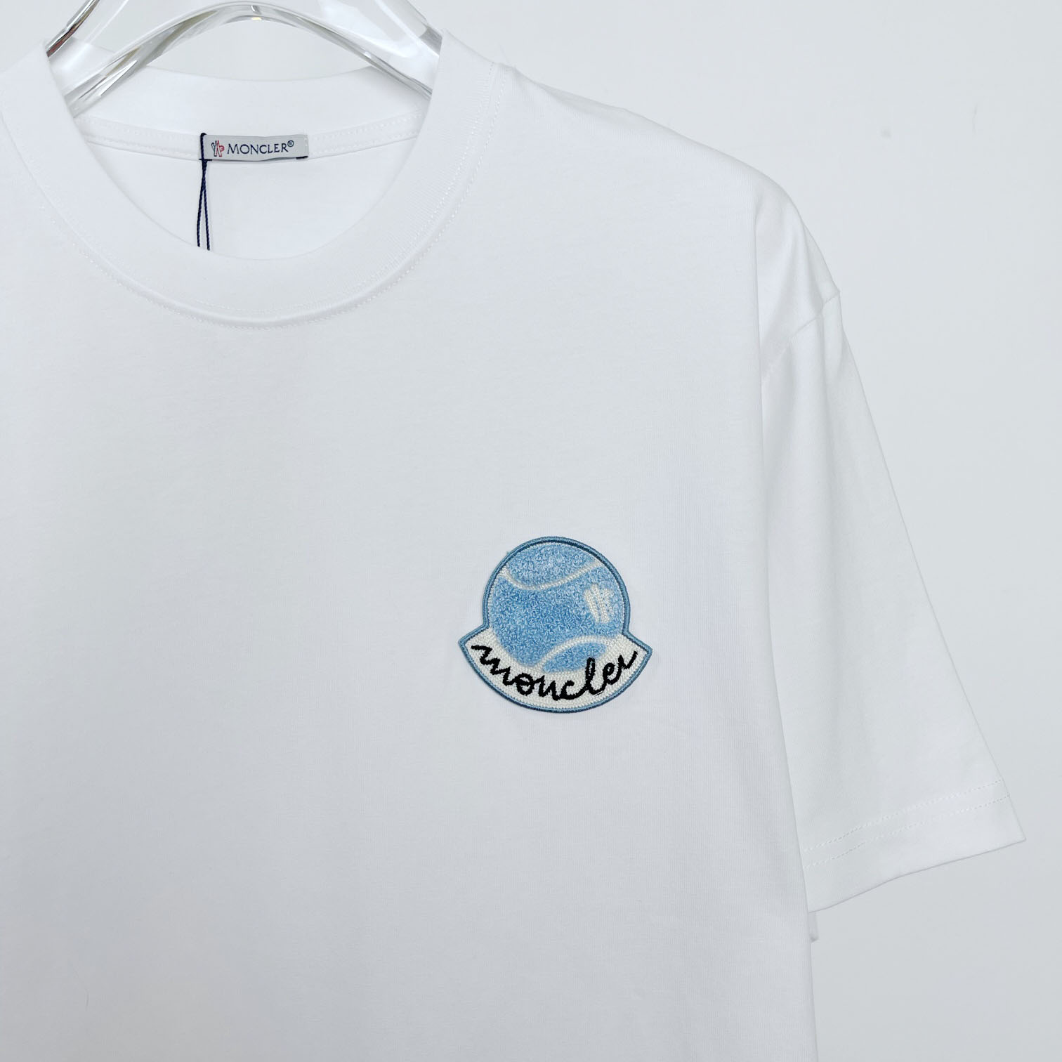 Moncler Tennis Logo Patch T-shirt - DesignerGu