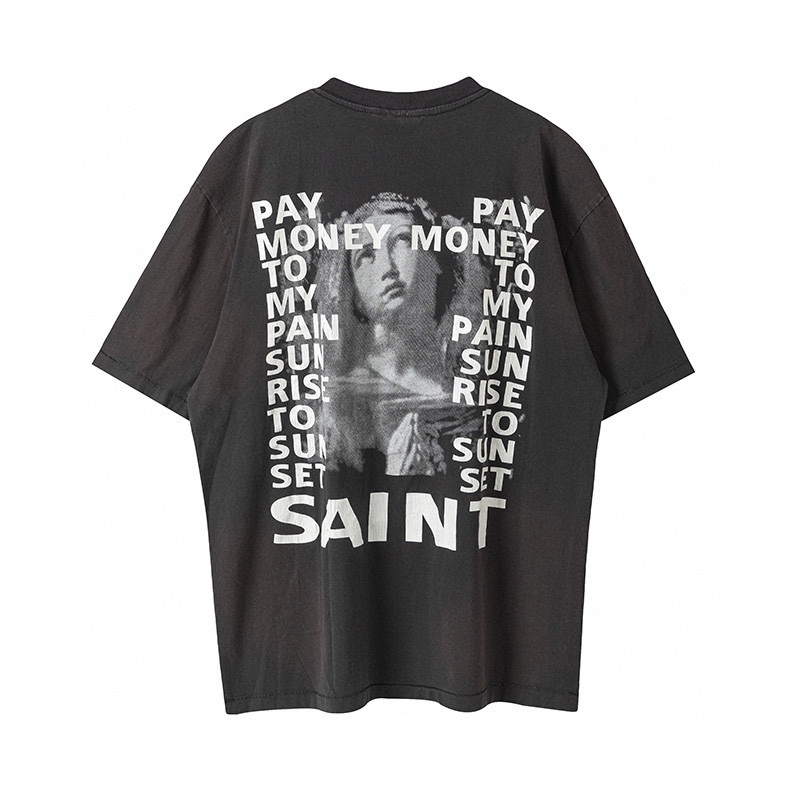 Saint Michael Cotton T-Shirt - DesignerGu