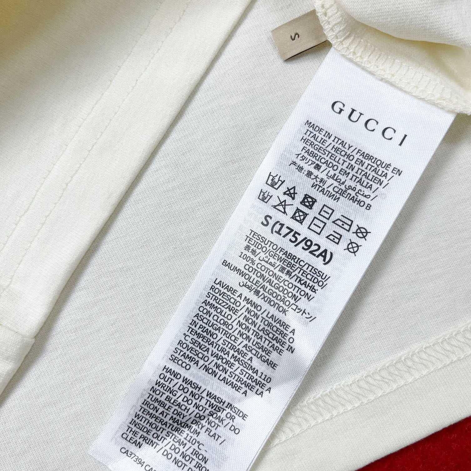 Gucci Cotton Jersey T-shirt  - DesignerGu