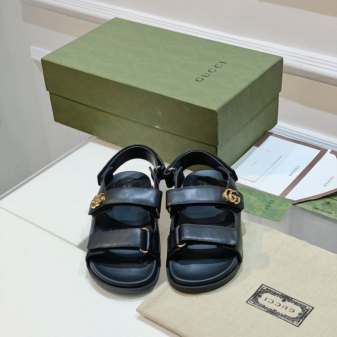 Gucci Women's Double G Sandal  - DesignerGu