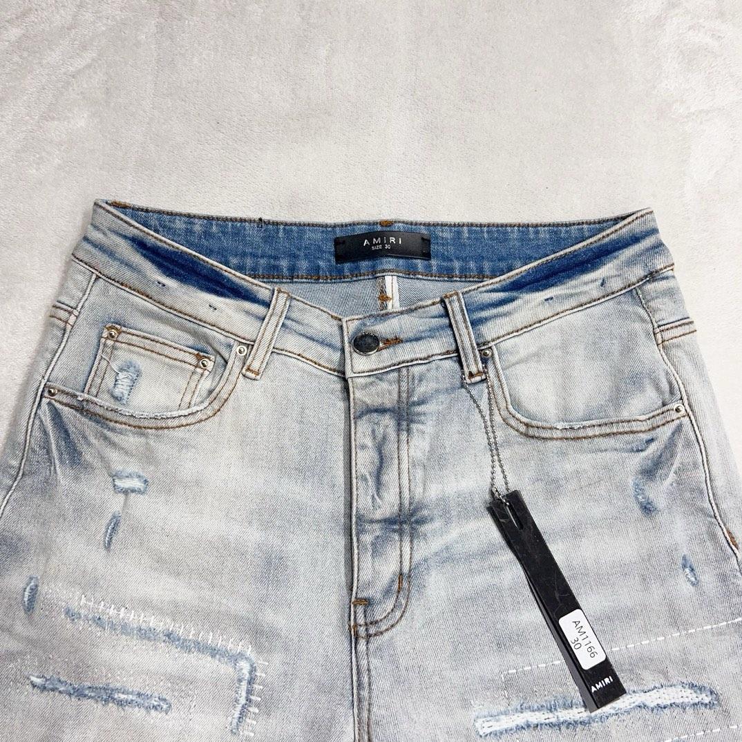 Amiri Slim-fit Denim Shorts  AM1166 - DesignerGu