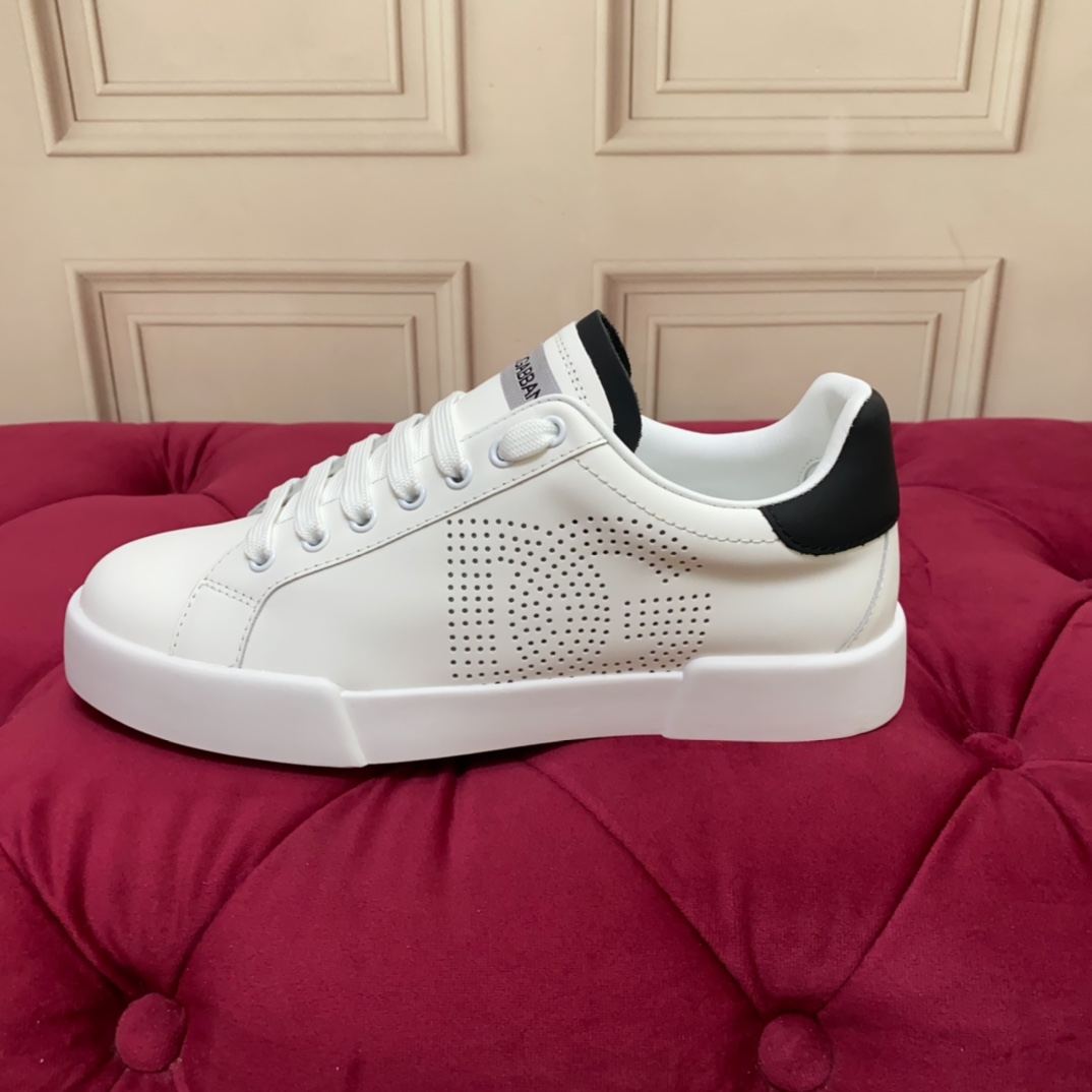 Dolce & Gabbana Calfskin Portofino sneakers   - DesignerGu