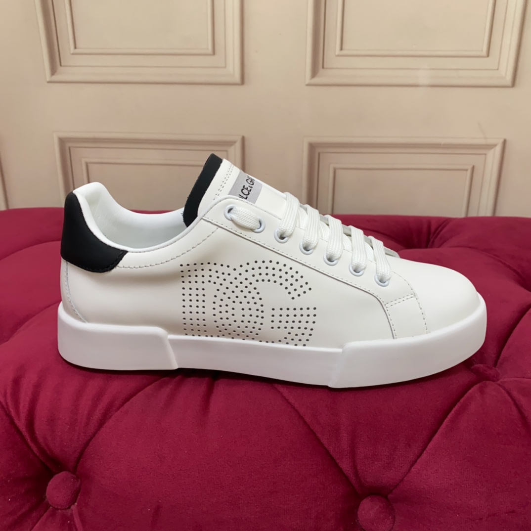 Dolce & Gabbana Calfskin Portofino sneakers   - DesignerGu