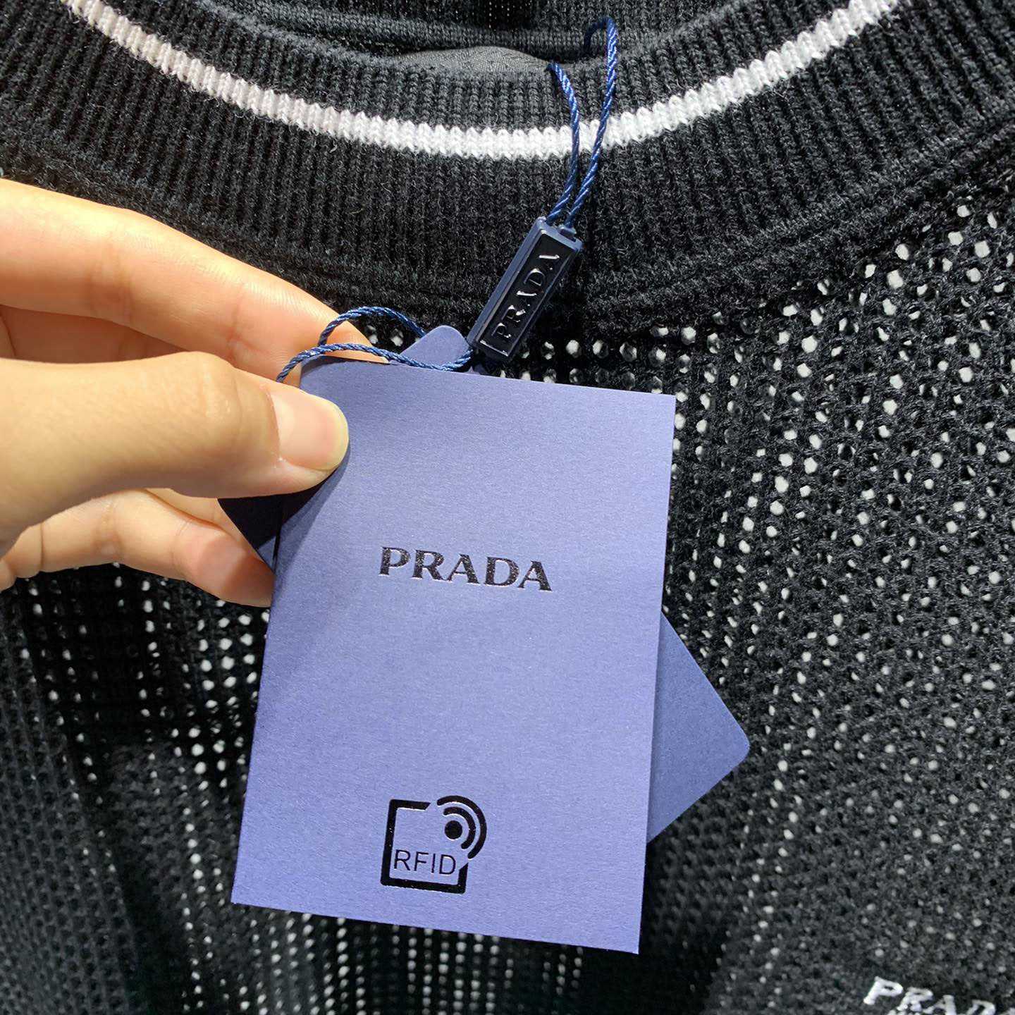 Prada Silk And Cotton Crew-neck Sweater - DesignerGu