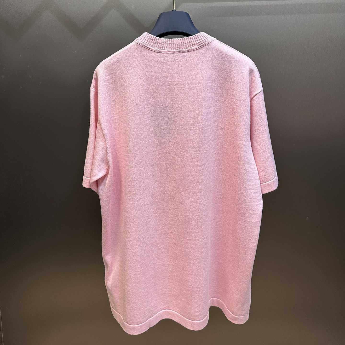 Louis Vuitton Short-Sleeved Signature Crewneck    - DesignerGu