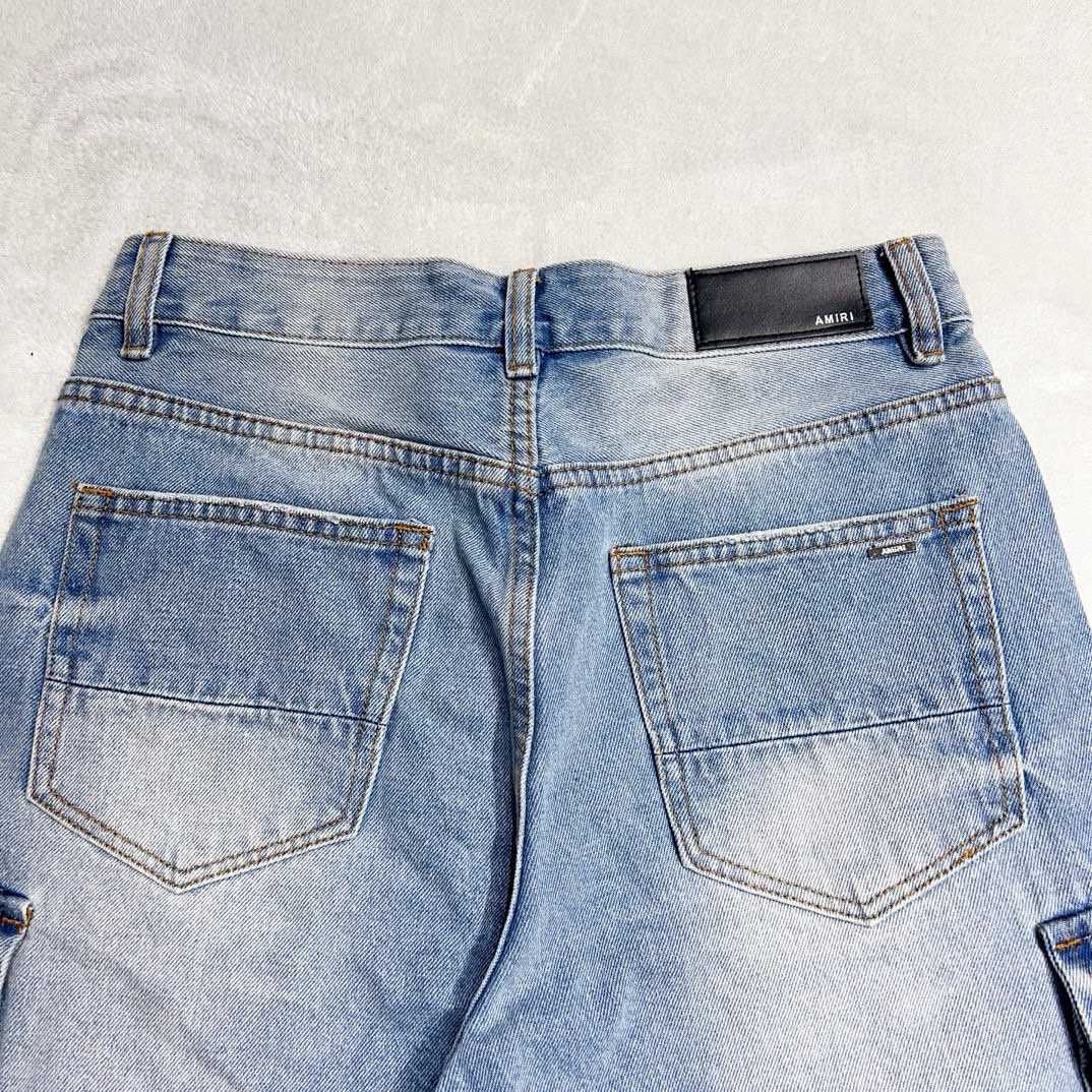 Amiri Slim-fit Denim Shorts   - DesignerGu