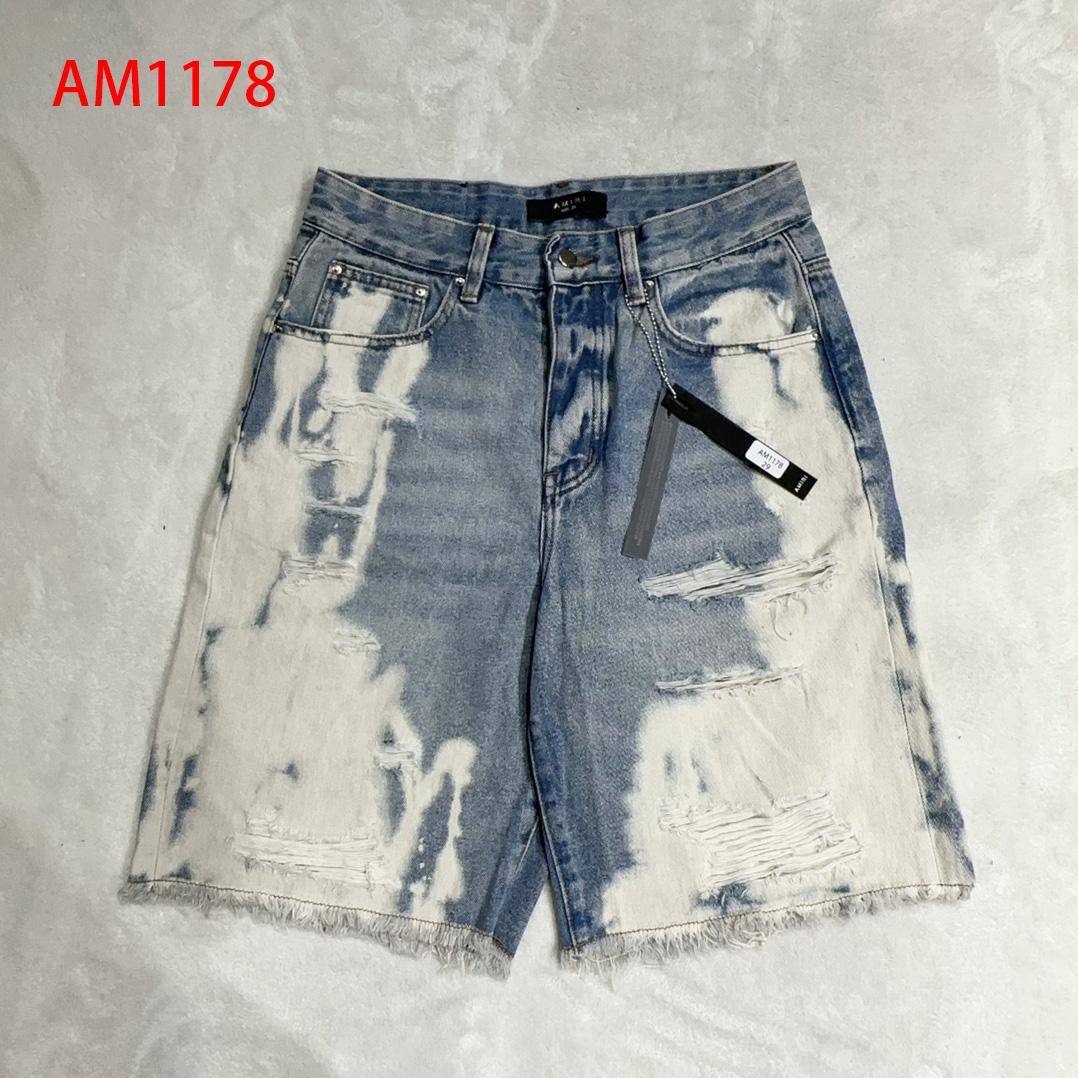 Amiri Slim-fit Denim Shorts  AM1178 - DesignerGu