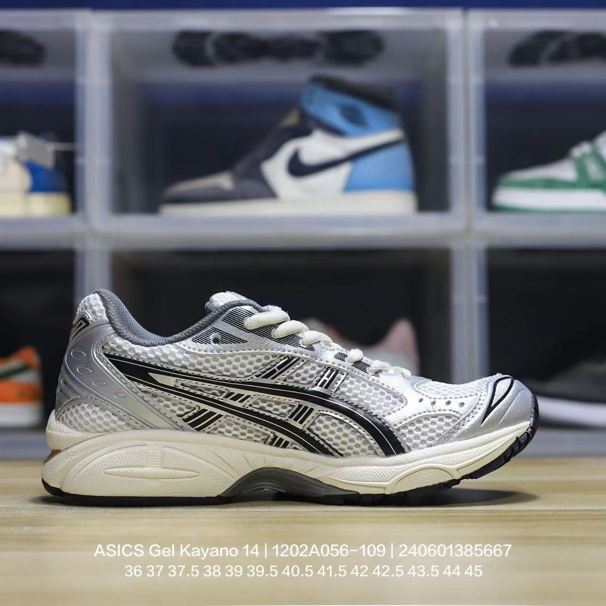 Asics Gel Kayano 14"Sier White/Milk/Navy" - DesignerGu