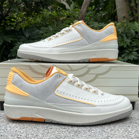 Air Jordan 2 Low “Melon Tint” Sneakers   DV9956-118 - DesignerGu