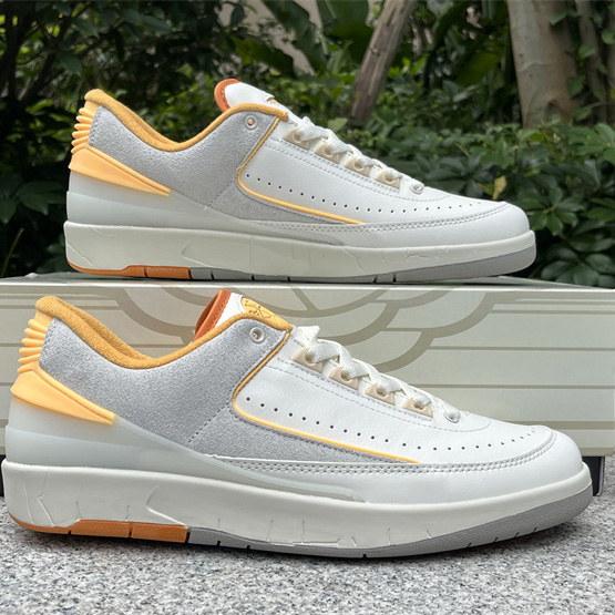 Air Jordan 2 Low “Melon Tint” Sneakers   DV9956-118 - DesignerGu