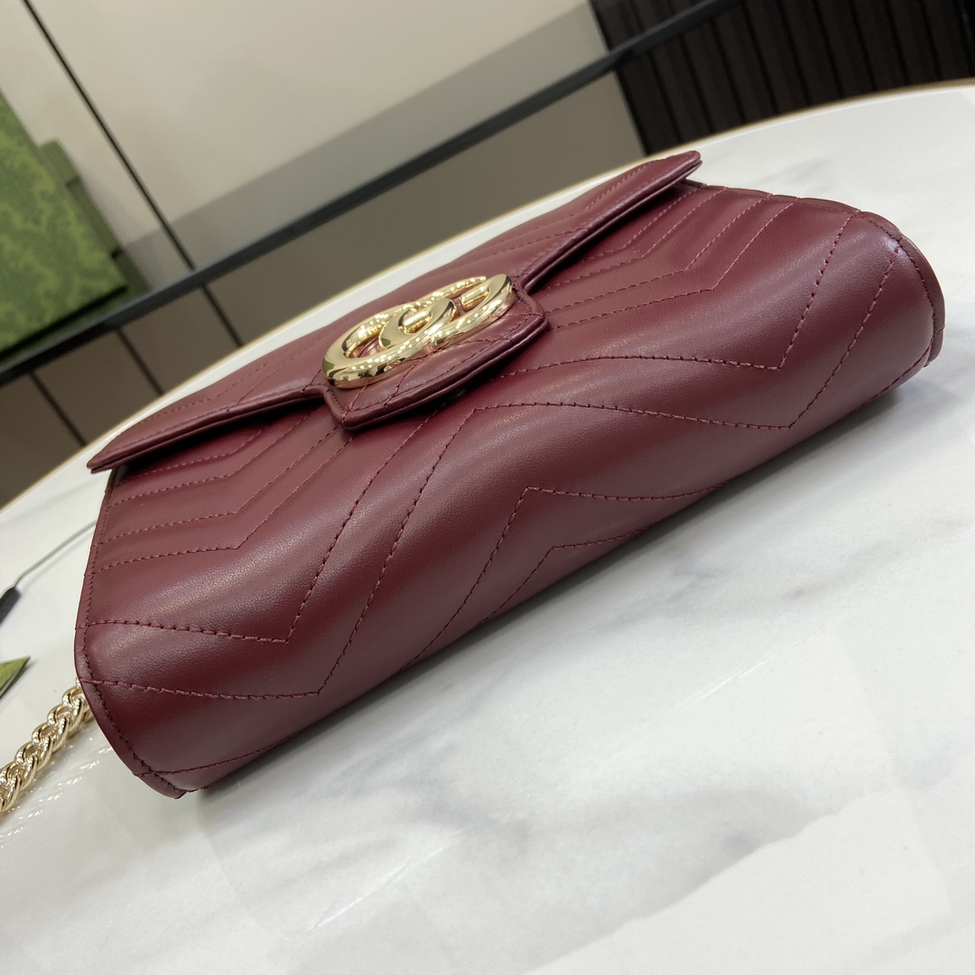 Gucci GG Marmont Super Mini Bag(20-13-6cm)   - DesignerGu