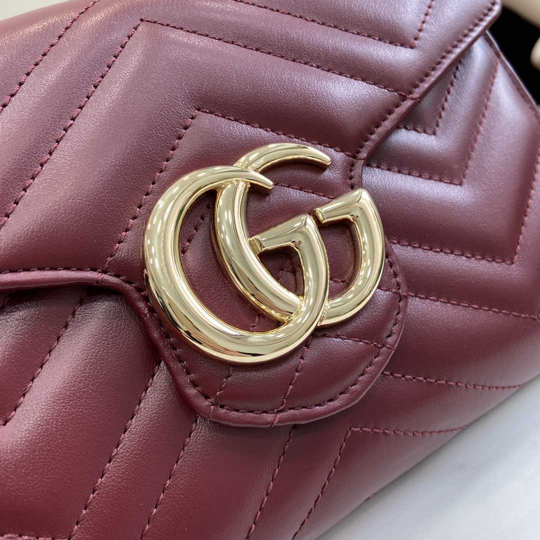 Gucci GG Marmont Super Mini Bag(20-13-6cm)   - DesignerGu