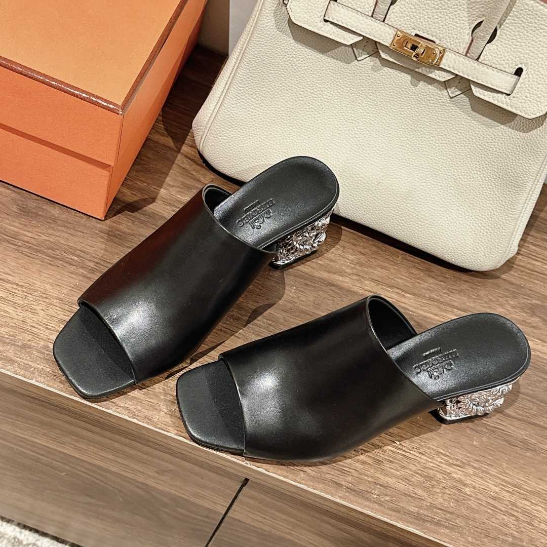 Hermes Glossy 60 Sandal - DesignerGu