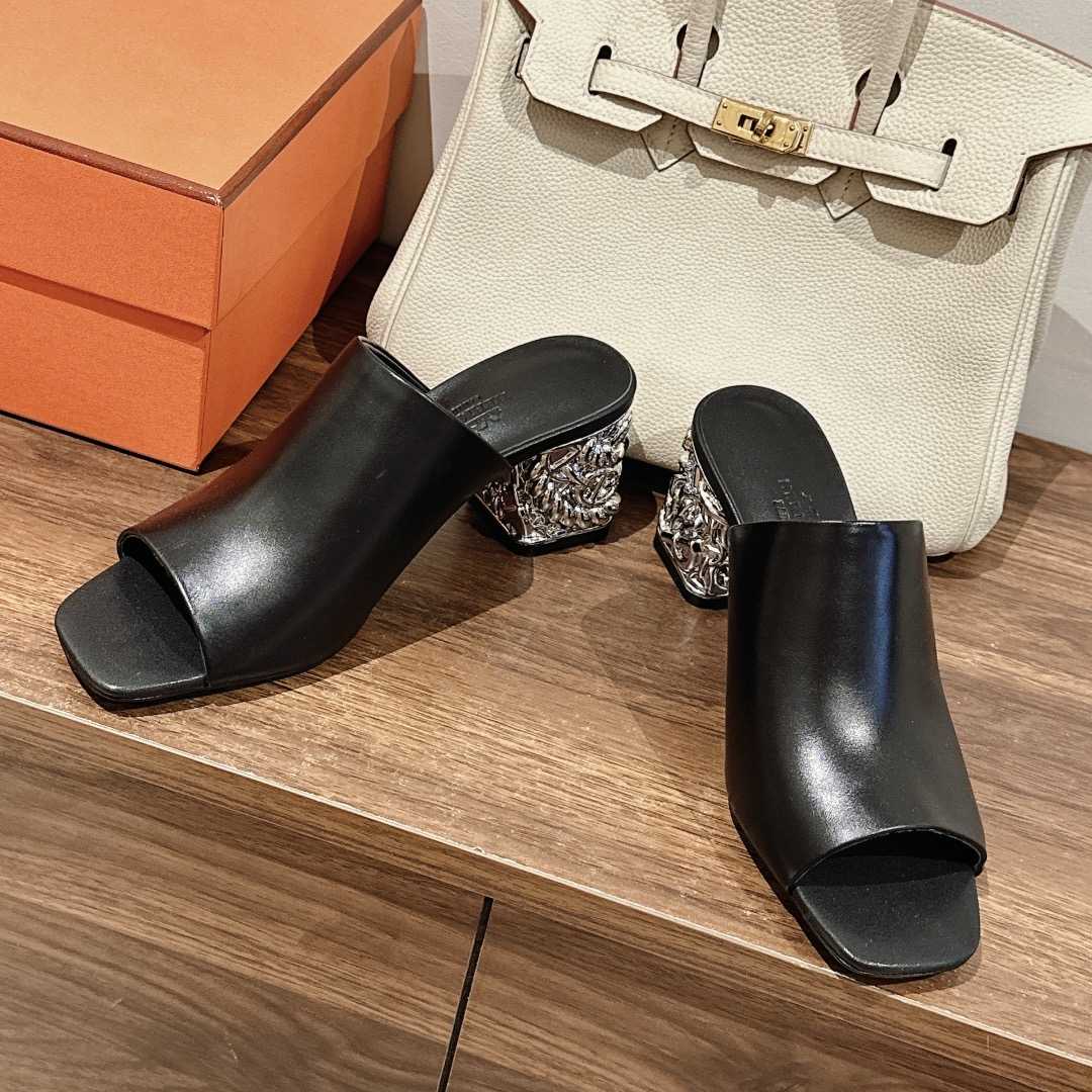 Hermes Glossy 60 Sandal - DesignerGu