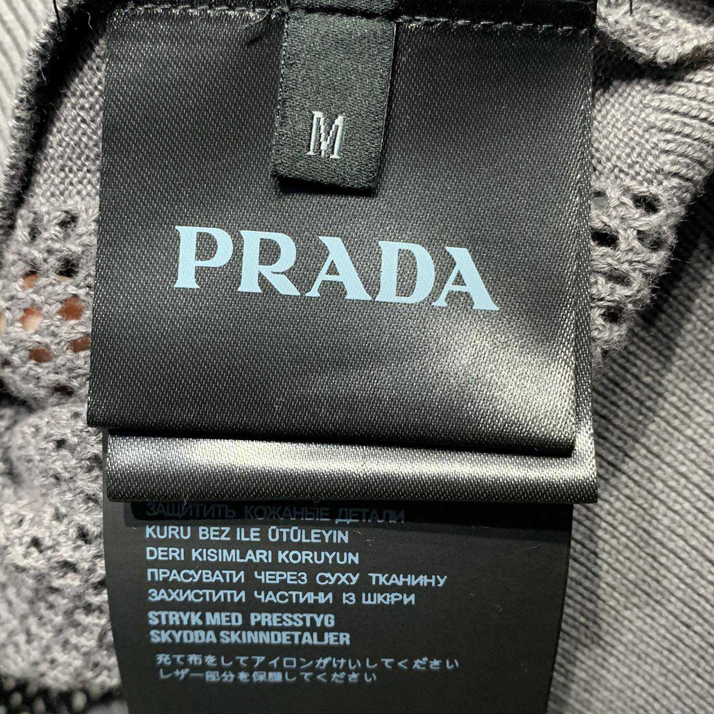 Prada Cotton And Silk Polo Shirt - DesignerGu