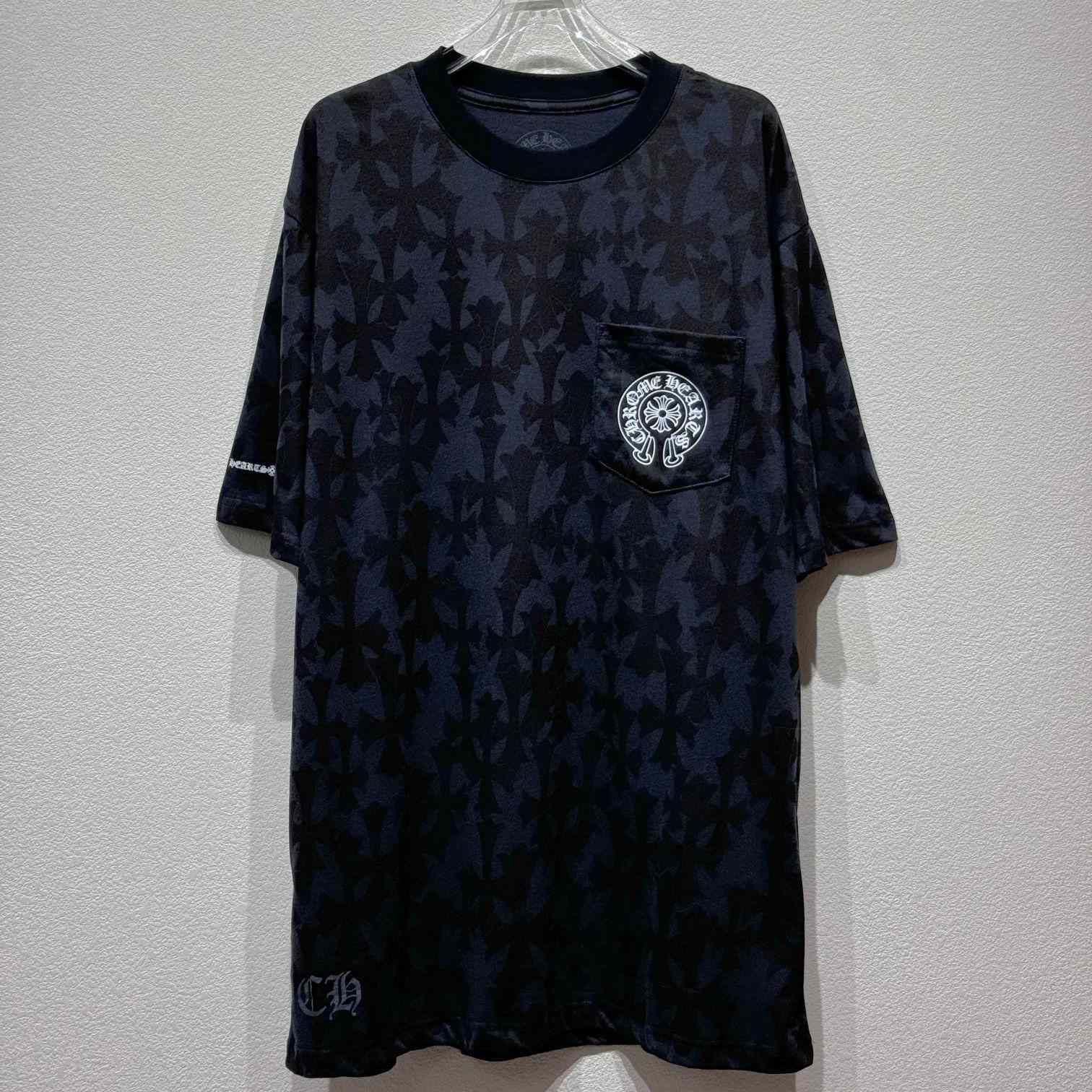 Chrome Hearts Black Cemetery Print Tee - DesignerGu