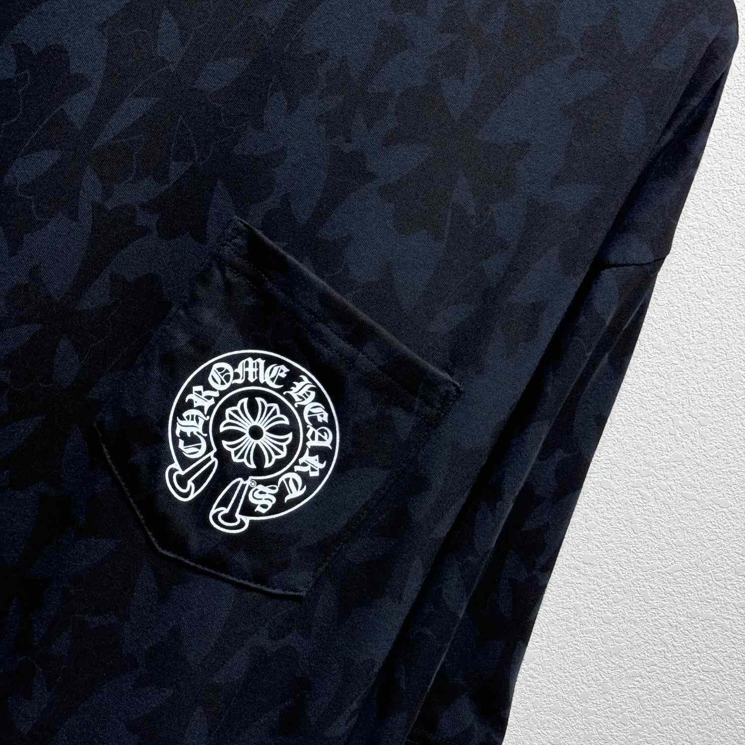 Chrome Hearts Black Cemetery Print Tee - DesignerGu