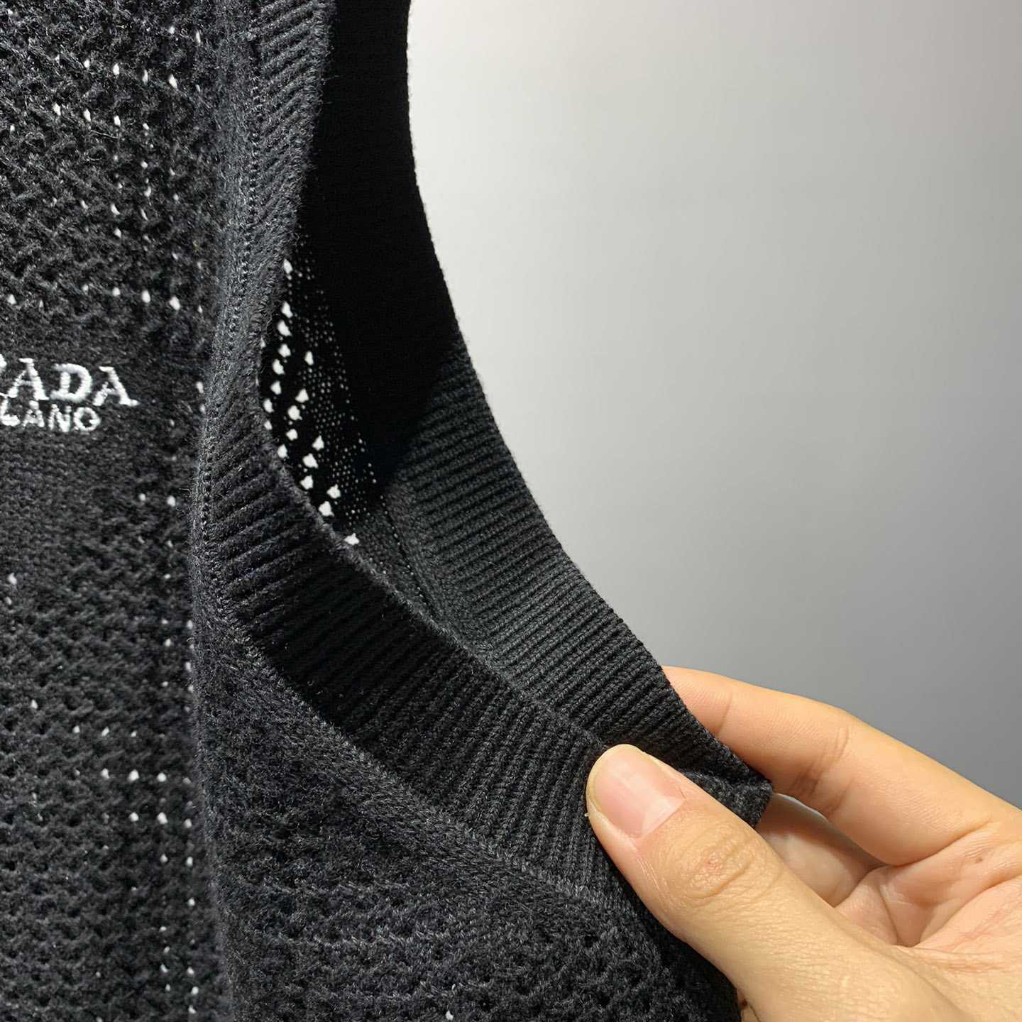 Prada Mesh Knit Tank Top - DesignerGu