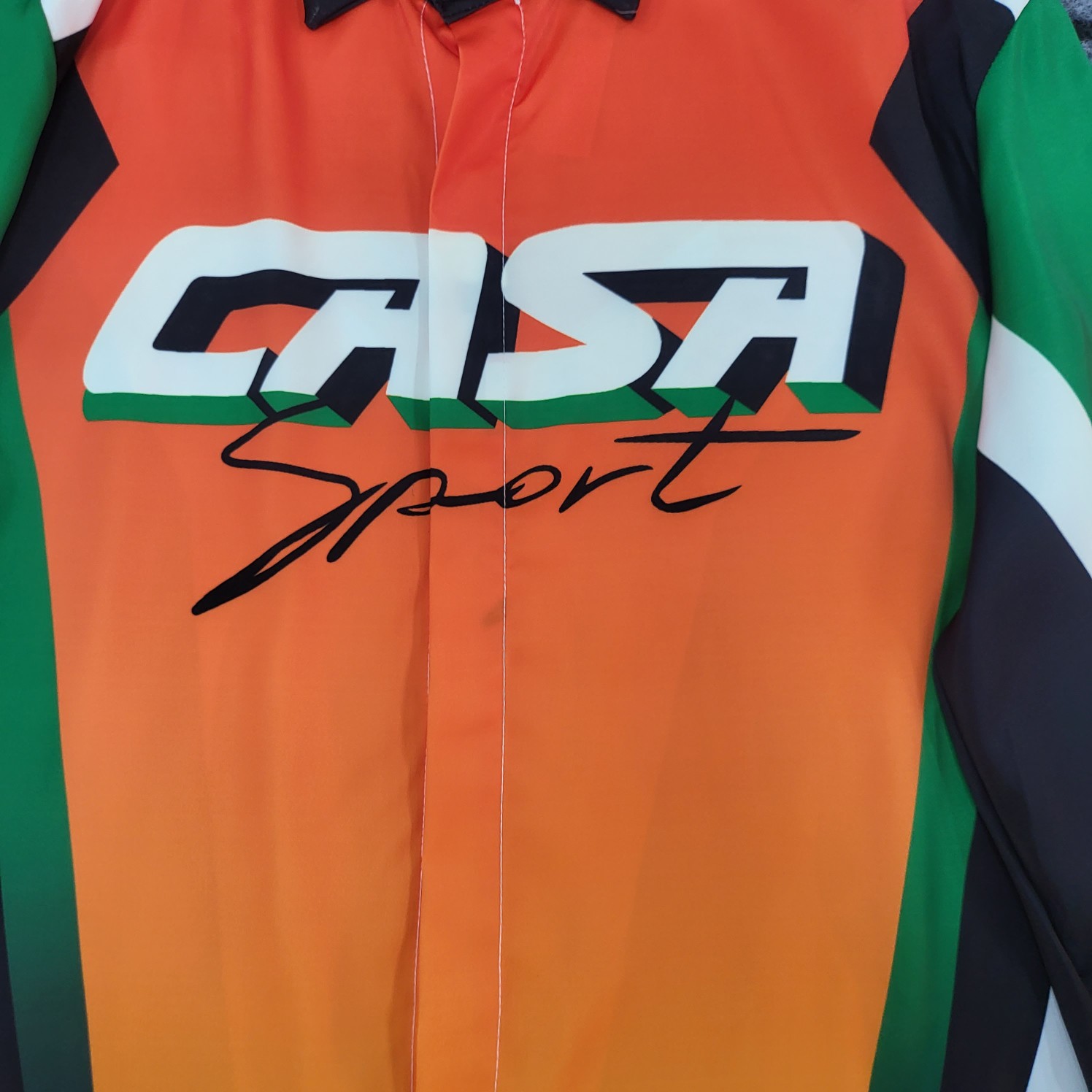 Casablanca Casa Moto Sport Silk Shirt  - DesignerGu