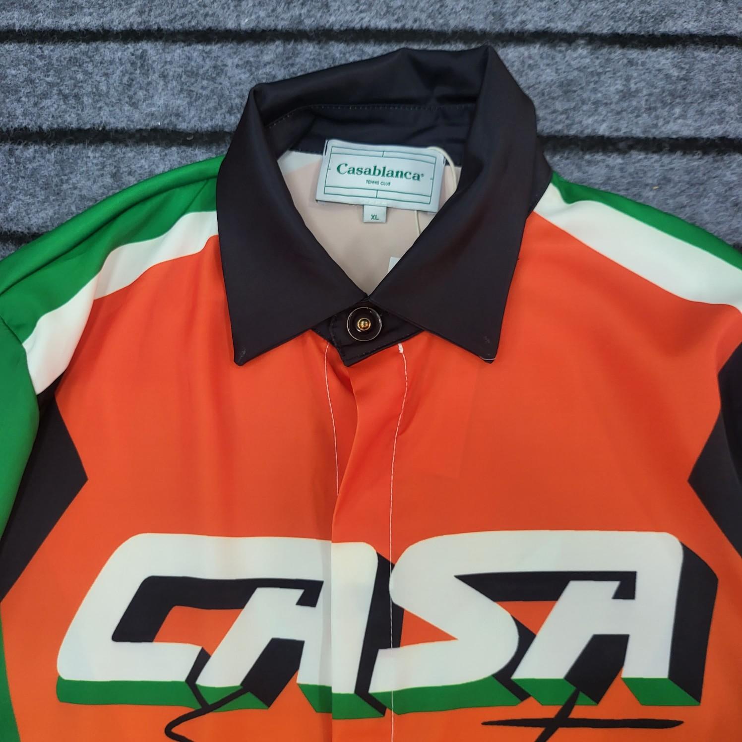 Casablanca Casa Moto Sport Silk Shirt  - DesignerGu