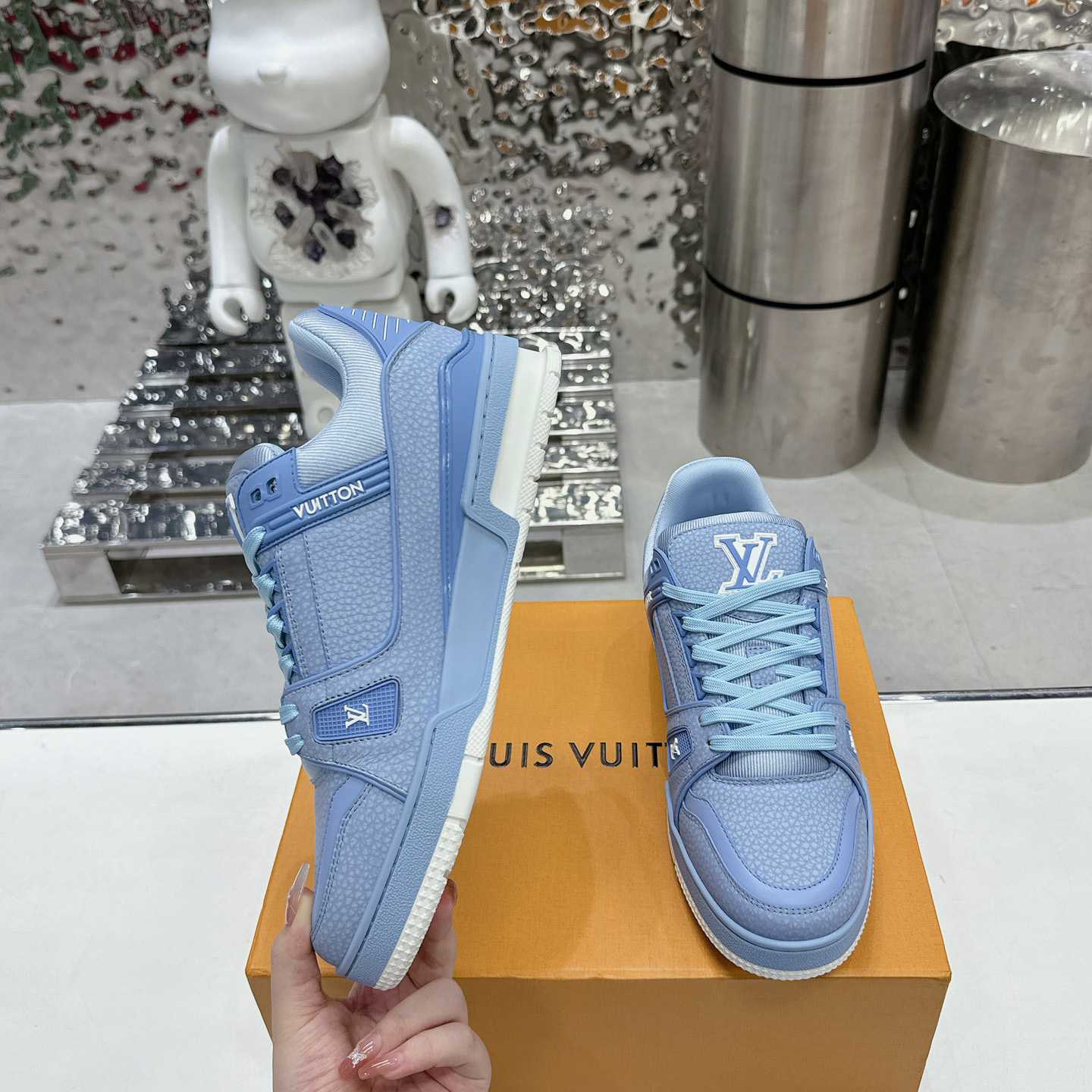 Louis Vuitton LV Trainer Sneaker    - DesignerGu