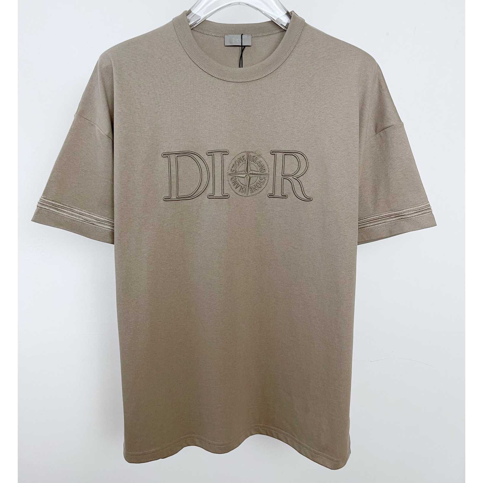 Dior x Stone Island Cotton T-Shirt - DesignerGu